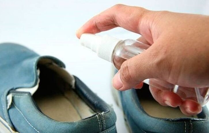 traitement des champignons des chaussures