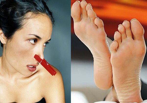 Une odeur désagréable de jambes