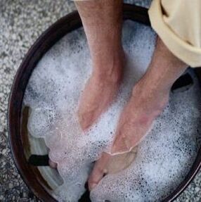 bains contre les champignons