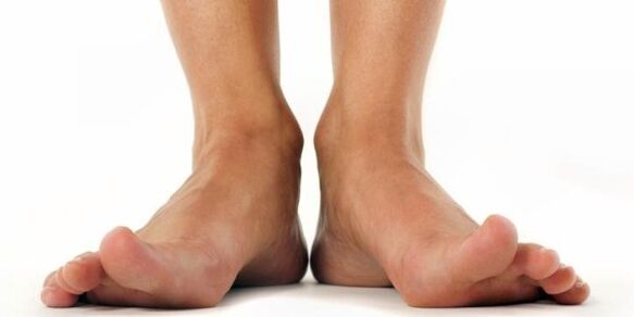 champignon sur les pieds